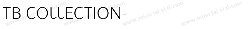 TB COLLECTION字体转换
